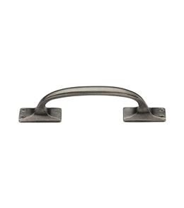 Rustic Pewter Offset Cabinet Pull Handle