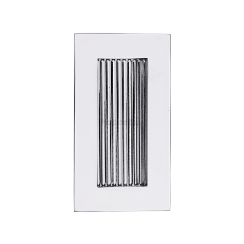 Reeded Rectangular Flush Pull 