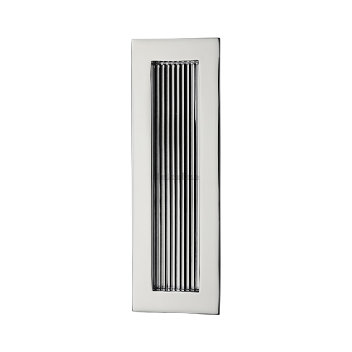 Reeded Rectangular Flush Pull 