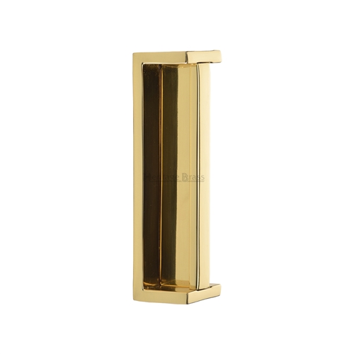 Heritage Brass Sliding Flush Pull