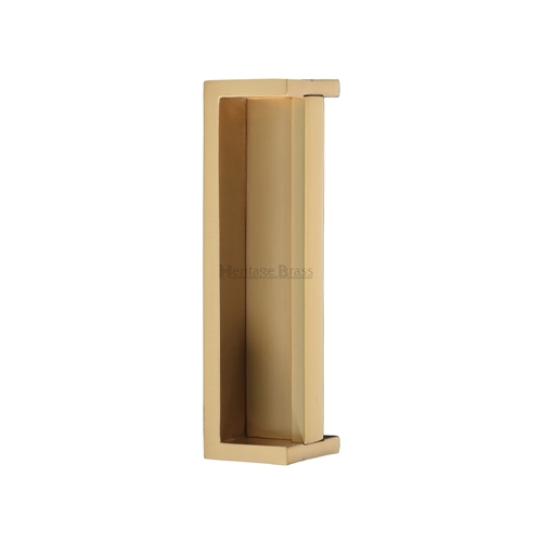Heritage Brass Sliding Flush Pull