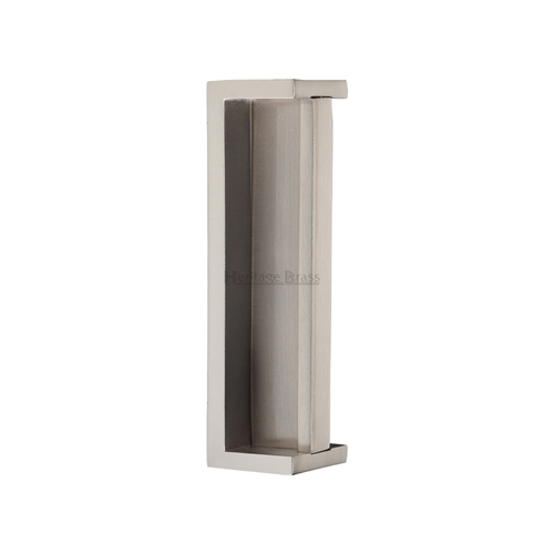 Heritage Brass Sliding Flush Pull