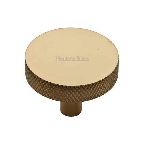 Knurled Disc Cabinet Knob