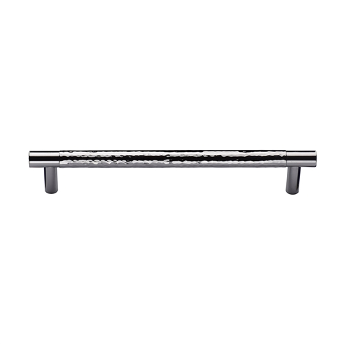 Heritage Brass Cabinet Pull Partial Hammered Design