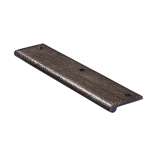 Edge Pull Cabinet Handle Hammered Design - 38mm Width