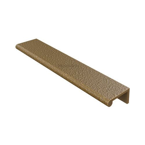 Edge Pull Cabinet Handle Hammered Design - 40mm Width