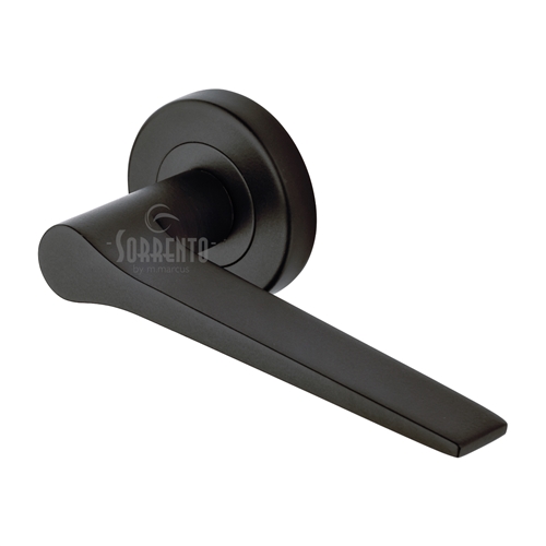 Sorrento Door Handle on Round Rose Neo Design