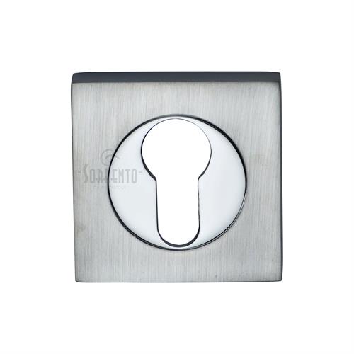 Sorrento Euro Profile Cylinder Escutcheon Square