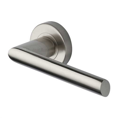 Mercury Door Handle on Round Rose