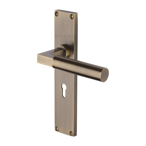 Bauhaus Door Handle on 200mm Plate