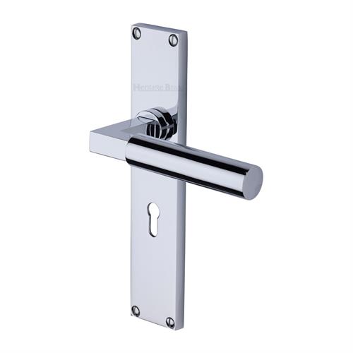 Bauhaus Door Handle on 200mm Plate