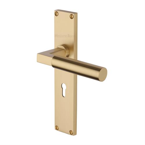 Bauhaus Door Handle on 200mm Plate