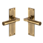 Bauhaus Door Handle on Plate