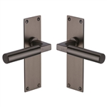Bauhaus Door Handle on Plate