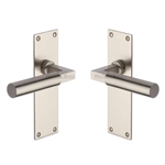 Bauhaus Door Handle on Plate