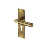 Bauhaus Door Handle on Plate