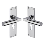 Bauhaus Door Handle on Plate