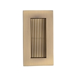 Reeded Rectangular Flush Pull 