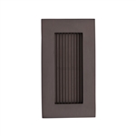 Reeded Rectangular Flush Pull 