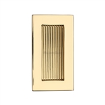 Reeded Rectangular Flush Pull 
