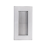 Reeded Rectangular Flush Pull 