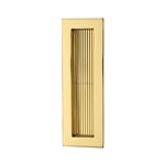 Reeded Rectangular Flush Pull 