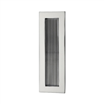 Reeded Rectangular Flush Pull 