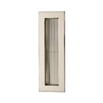 Reeded Rectangular Flush Pull 