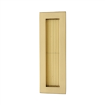 Reeded Rectangular Flush Pull 