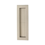 Reeded Rectangular Flush Pull 
