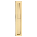 Reeded Rectangular Flush Pull 