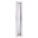 Reeded Rectangular Flush Pull 