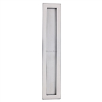 Reeded Rectangular Flush Pull 