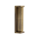 Heritage Brass Sliding Flush Pull
