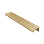 Edge Pull Cabinet Handle Hammered Design - 40mm Width