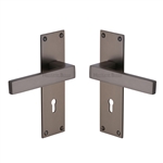 Metro Door Handle on Plate
