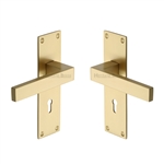 Metro Door Handle on Plate