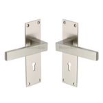 Metro Door Handle on Plate
