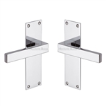 Metro Door Handle on Plate