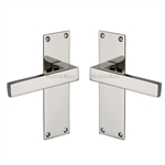 Metro Door Handle on Plate