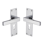 Metro Door Handle on Plate