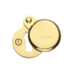 Heritage Brass Covered Keyhole Round 