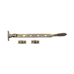 Heritage Brass Casement Window Stay Reeded Design