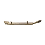 Heritage Brass Casement Window Stay Reeded Design