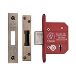 CE York British Standard 5 Lever Deadlock 2 1/2" 