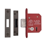 CE York British Standard 5 Lever Deadlock 2 1/2" 