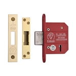 CE York British Standard 5 Lever Deadlock 2 1/2" 