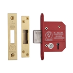 CE York British Standard 5 Lever Deadlock 2 1/2" 