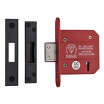 CE York British Standard 5 Lever Deadlock 3"