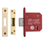 CE York British Standard 5 Lever Deadlock 3"